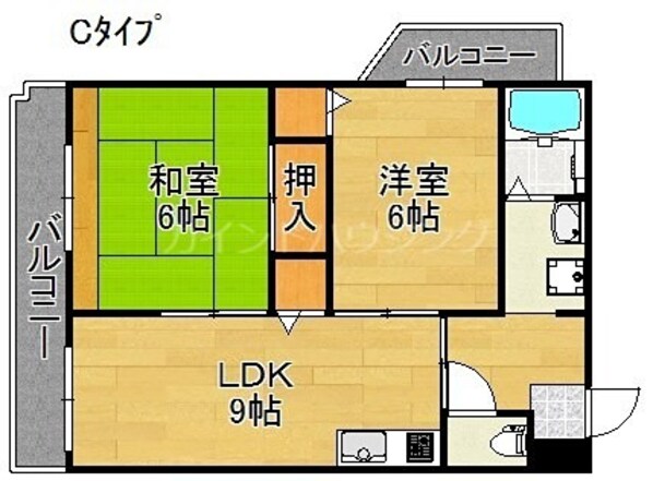 住ノ江駅 徒歩3分 5階の物件間取画像